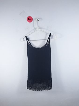 Black Lace Trim Camisole