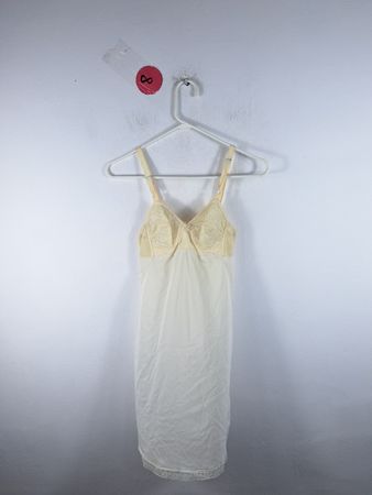 Vintage Lace Trim Slip Dress