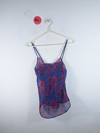 Floral Blue Camisole