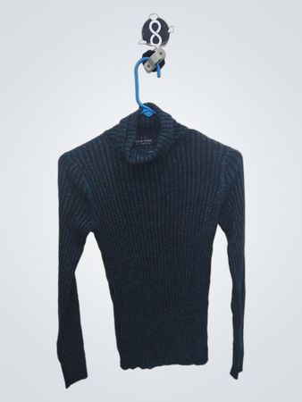 New York & Company Blue Knit Sweater