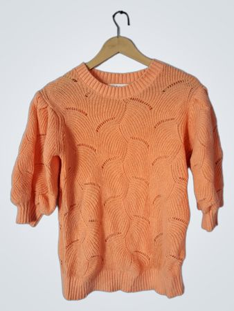 Orange Knit Sweater