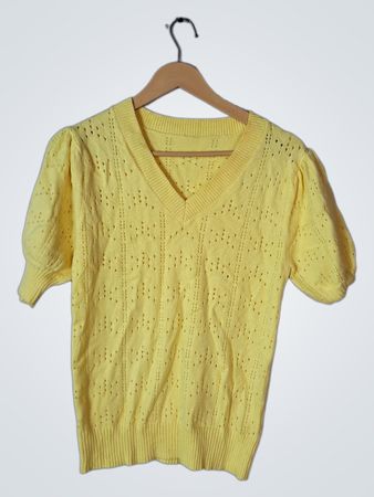 Yellow Knit Sweater