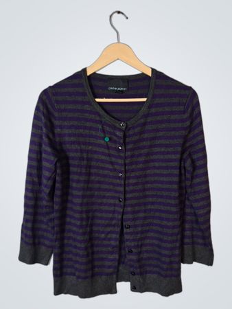 Cynthia Rowley Striped Knit Cardigan