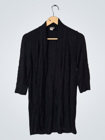 Chico's Black 3/4 Sleeve Shirt