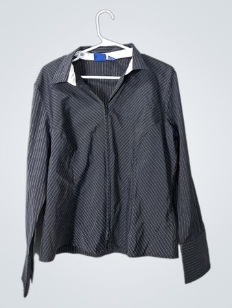 DCC Missy Long Sleeve Striped Shirt