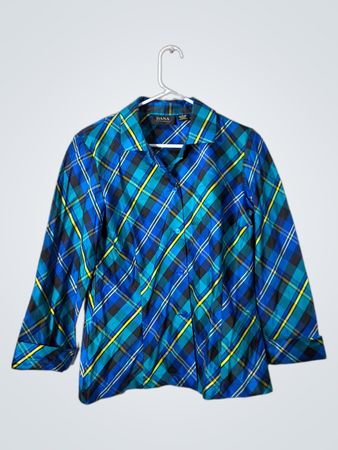 Dana Buchman Plaid Shirt