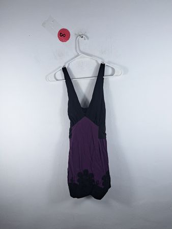 Arden B. Purple and Black Dress