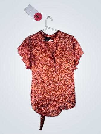 George Red Floral Dress