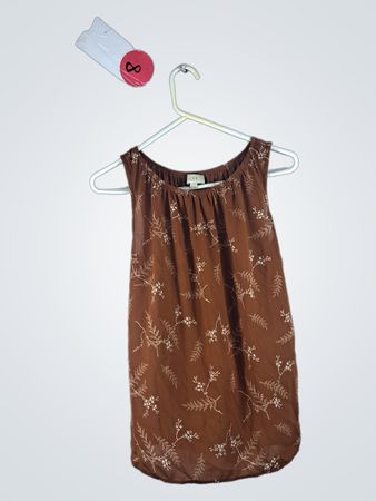 LOFT Embroidered Cami Top