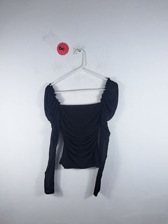 Black Off-The-Shoulder Top