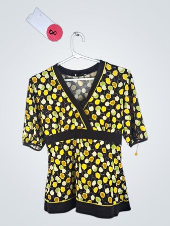 Blouse with Floral Pattern