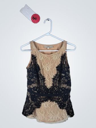 LOFT Petites Lace Tank Top
