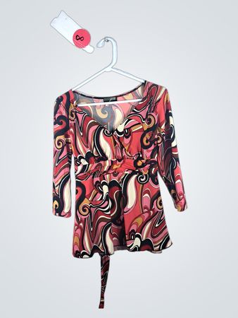 J.T.B. Swirl Pattern Dress