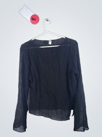 Black Sheer Blouse
