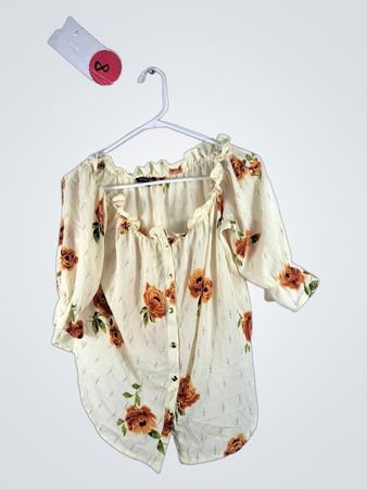 PAPERMOON Floral Off-The-Shoulder Top