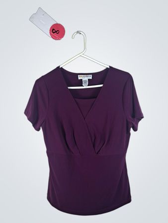 S.Harbor Stretch Purple Top