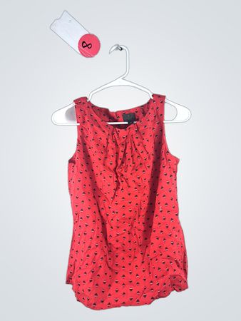 WORTHINGTON PETITE Red Sleeveless Top