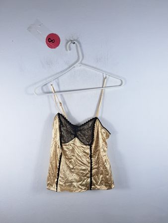 Gold Satin Camisole