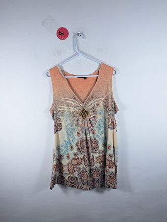 Blouse with Paisley Pattern