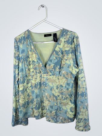 Ratio Floral Wrap Blouse