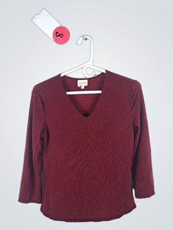 Cleo Maroon Blouse
