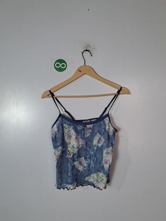 Blue Floral Camisole