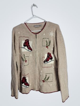 Croft & Barrow Long Sleeve Zipper Sweater