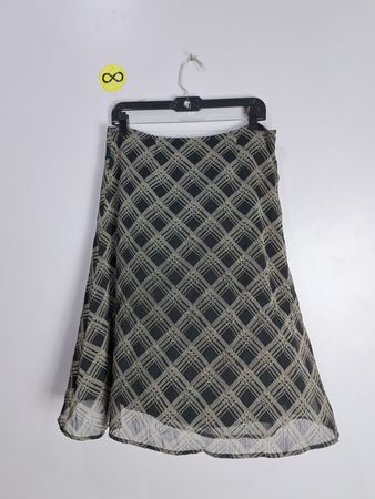 Van Heusen Black and White Plaid Mini Skirt