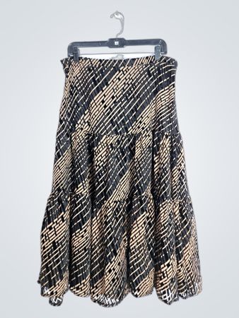 Pascal XL Black and Beige Skirt