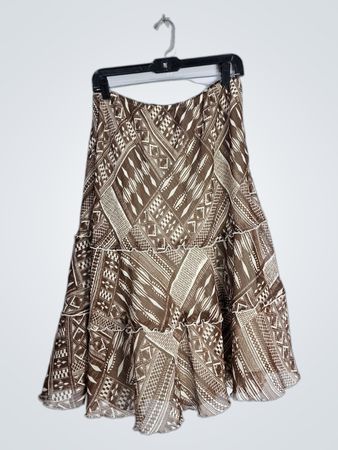 Alfred Dunner Printed Flared Skirt