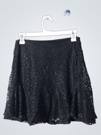 Black Lace Skirt