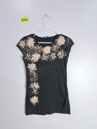 Black Bleach Splatter T-Shirt