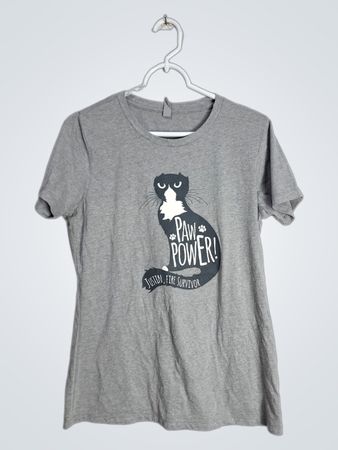 Next Level Paw Power Cat Graphic T-Shirt