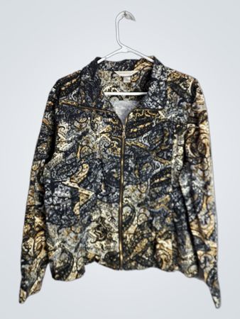 christopher & banks Paisley Print Jacket