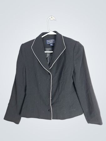 Laura Scott Black Petite Blazer