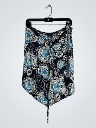 orvia Blue and White Swirl Pattern Bodysuit