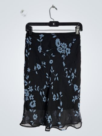 G.A.S. Co. Black Floral Mini Skirt