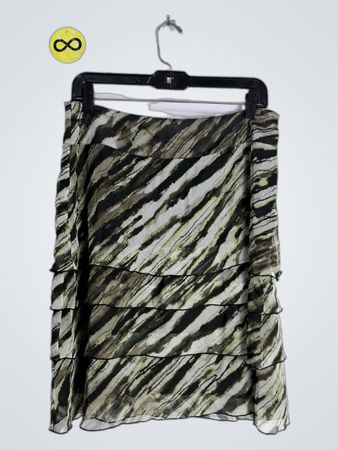 One Touch Animal Print Skirt
