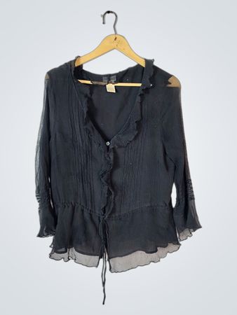 FASHION BUG Black Blouse