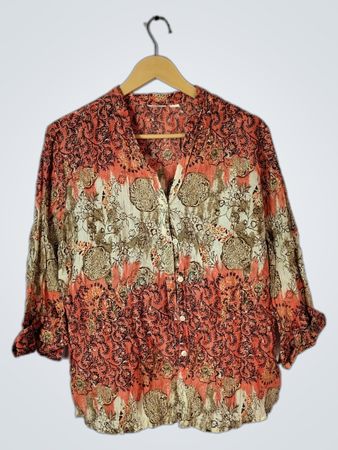 Blouse with Floral Pattern