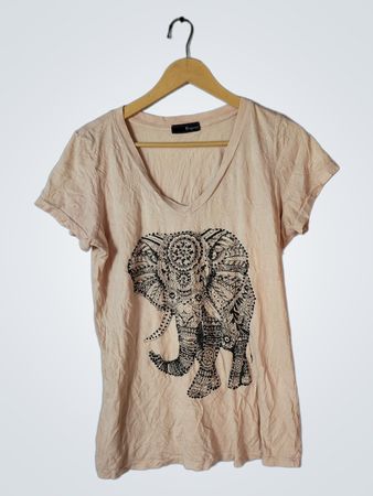 Ragzzz Elephant Graphic T-Shirt