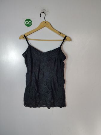 Maurices Black Lace Cami Top