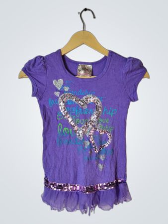 Beautees Purple Girl's Top