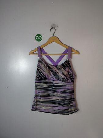 Striped Purple Dress