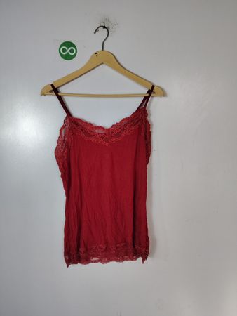 Red Lace Camisole