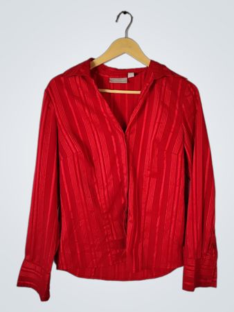 Croft & Barrow Red Striped Shirt