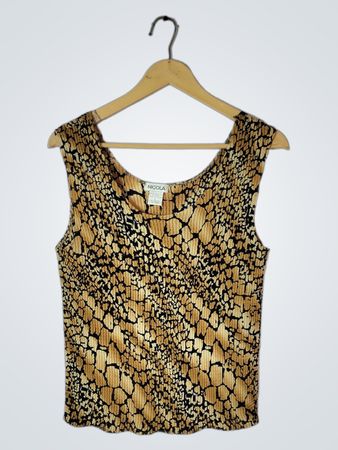 Nicola Snakeskin Top