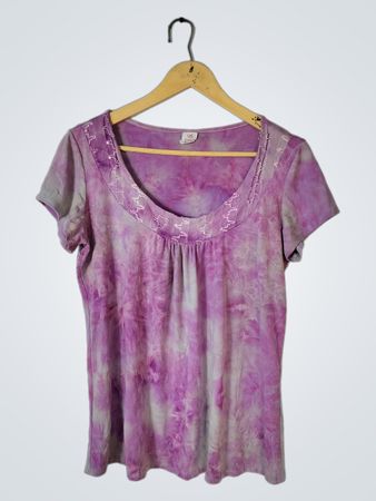 bobbie brooks Purple Tie-Dye Shirt