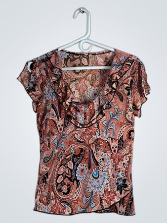 Blouse with Paisley Pattern