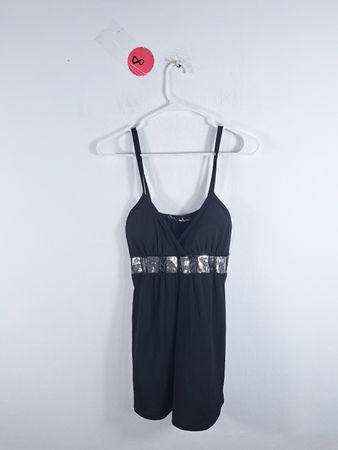 Black Sequin Romper